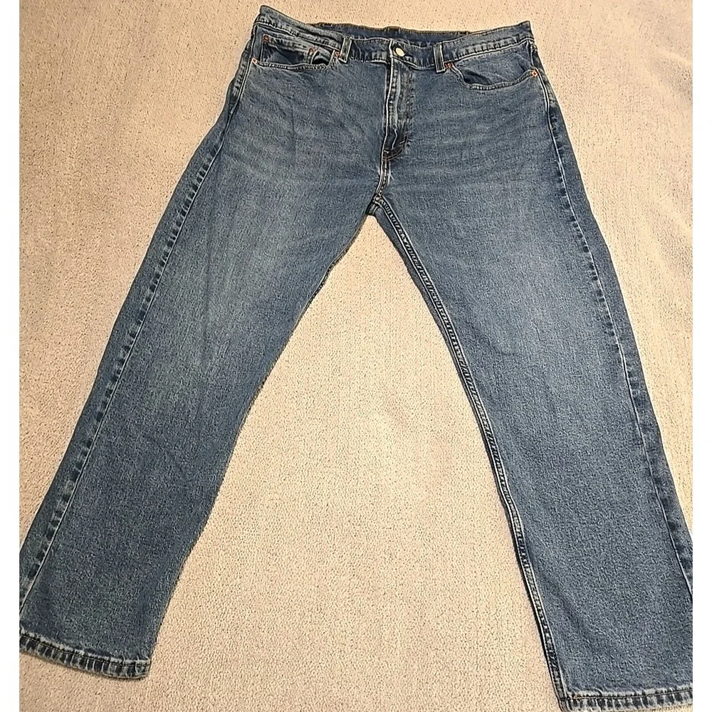 Levi's‎ 505 Jeans Mens 38x30 Blue Y2K Medium Wash Denim Straight Leg 90's